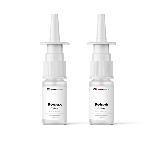 Nootropik-Set · Semax + Selank 2 Nasensprays, Stack (mehrere Fläschchen)